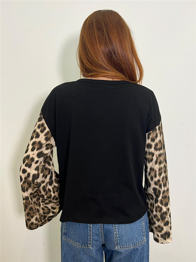 T Shirt M/lunga Campana Stampa Macula - Haveone cod. TXT_R042 main:sha1=cb85aa765181f8030bff30d6ee979b00cf41f790