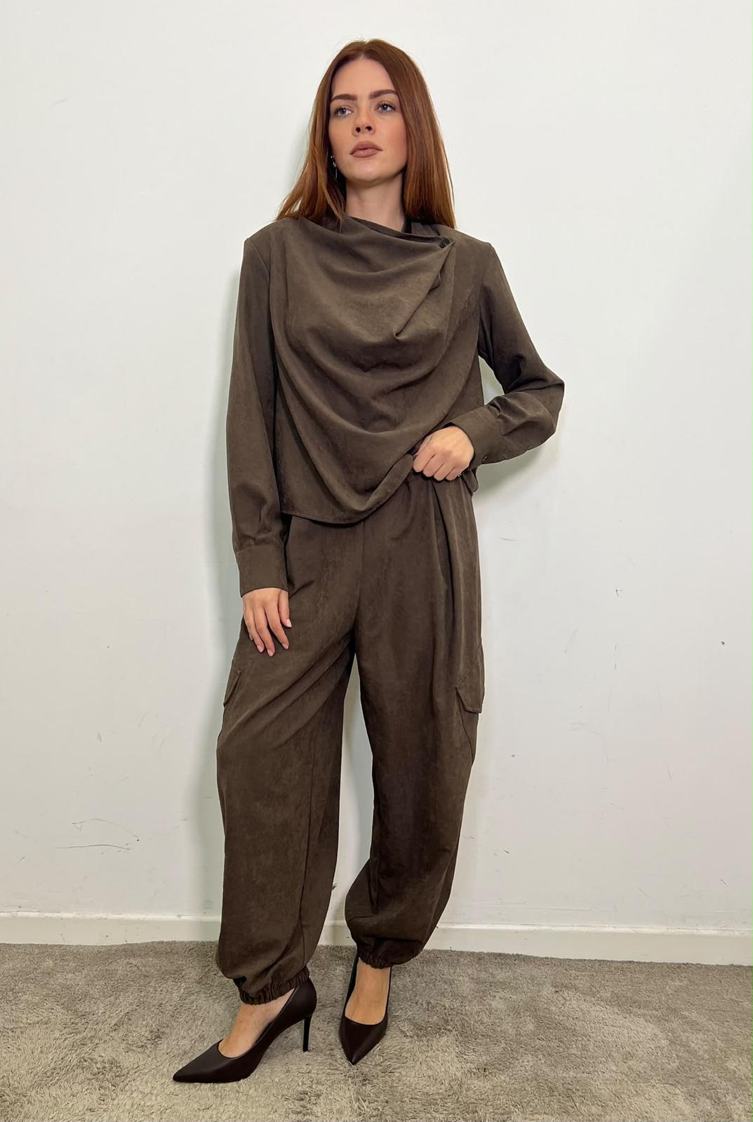 Pantalone Cargo Con Elastico In Fondo - Souvenir cod. S40M0977 main:sha1=1760cd8374c1abb0e74e3d187144366c85f2f0e4