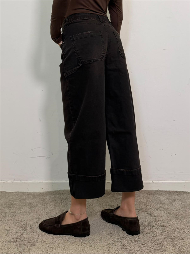Jeans Kuma Wide Leg Con Maxi Risvolto. - Vicolo cod. DAC5301 main:sha1=1f0f9eeab8465310e1830f2ebecc9df19613d42f