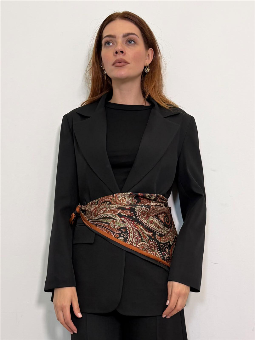 Blazer Sartoriale Con Foulard Paisley In Vita - Vicolo cod. TAC1691 main:sha1=f4fe3454b03ad0612b4d1f4a217d46ff99f02cf0
