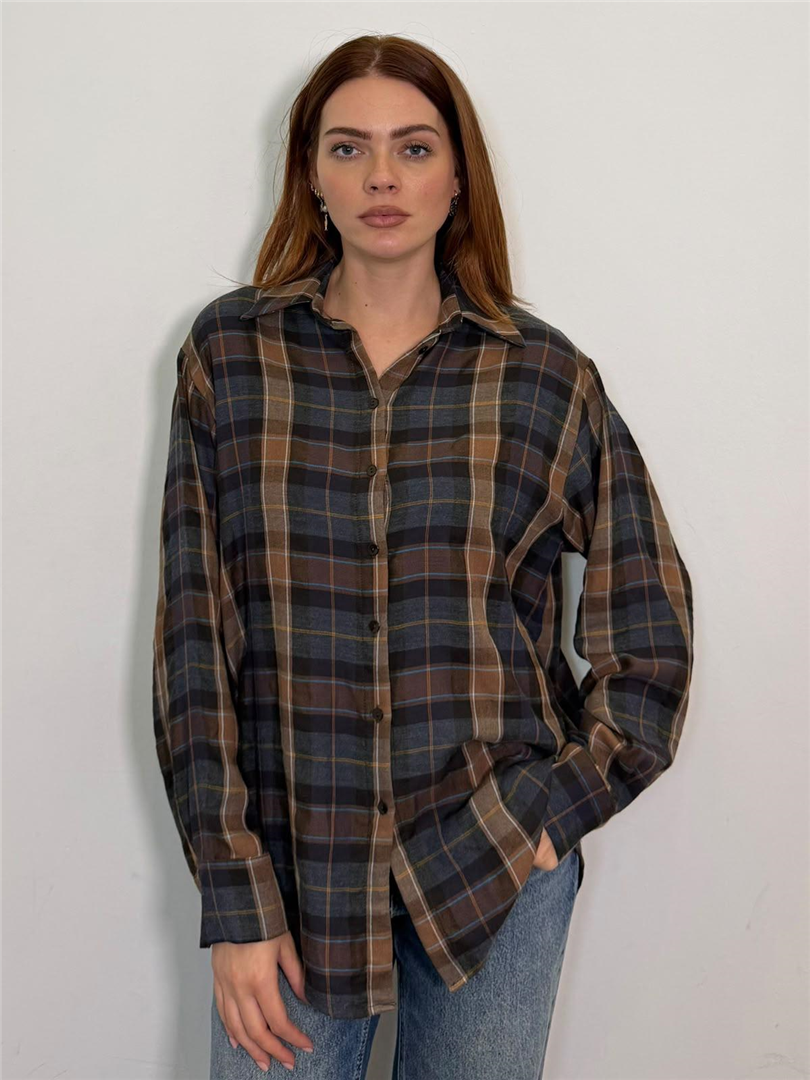 Camicia Oversize Fantasia Check - Haveone cod. CMA_R123 main:sha1=30e7511d422559f724c8a2c27a367bc18b5fe690