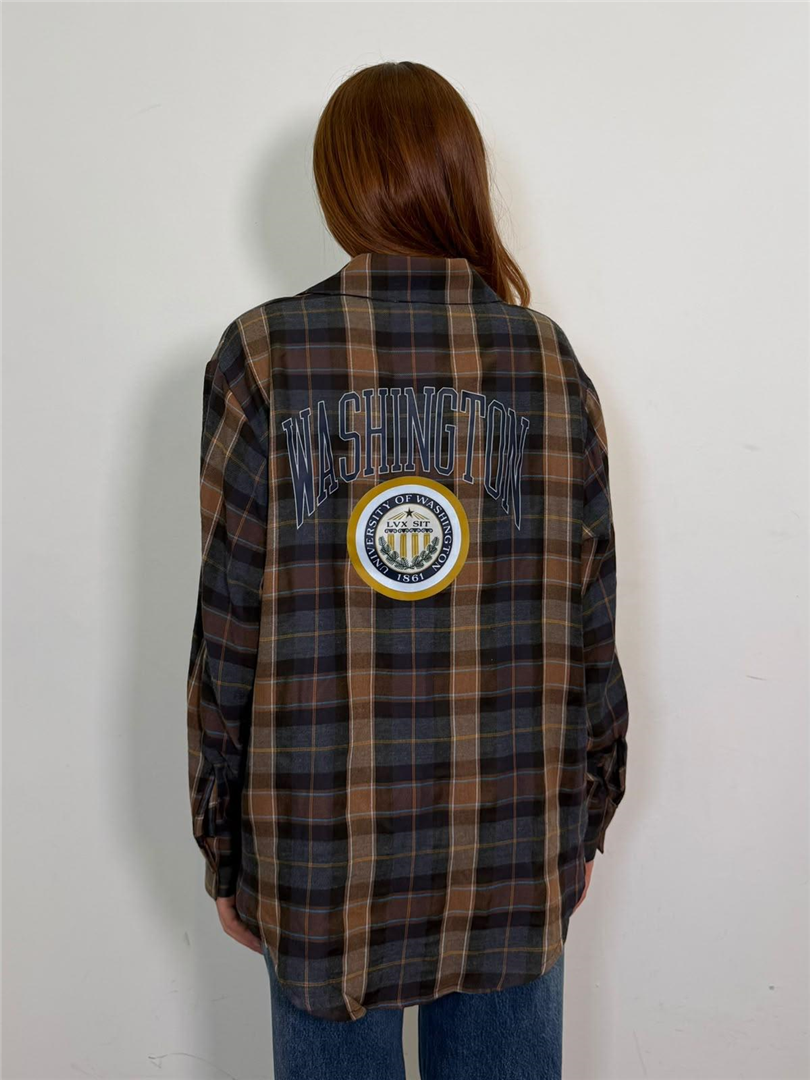 Camicia Oversize Fantasia Check - Haveone cod. CMA_R123 main:sha1=685cf5e33af199b41acb445765b77554542f24a0