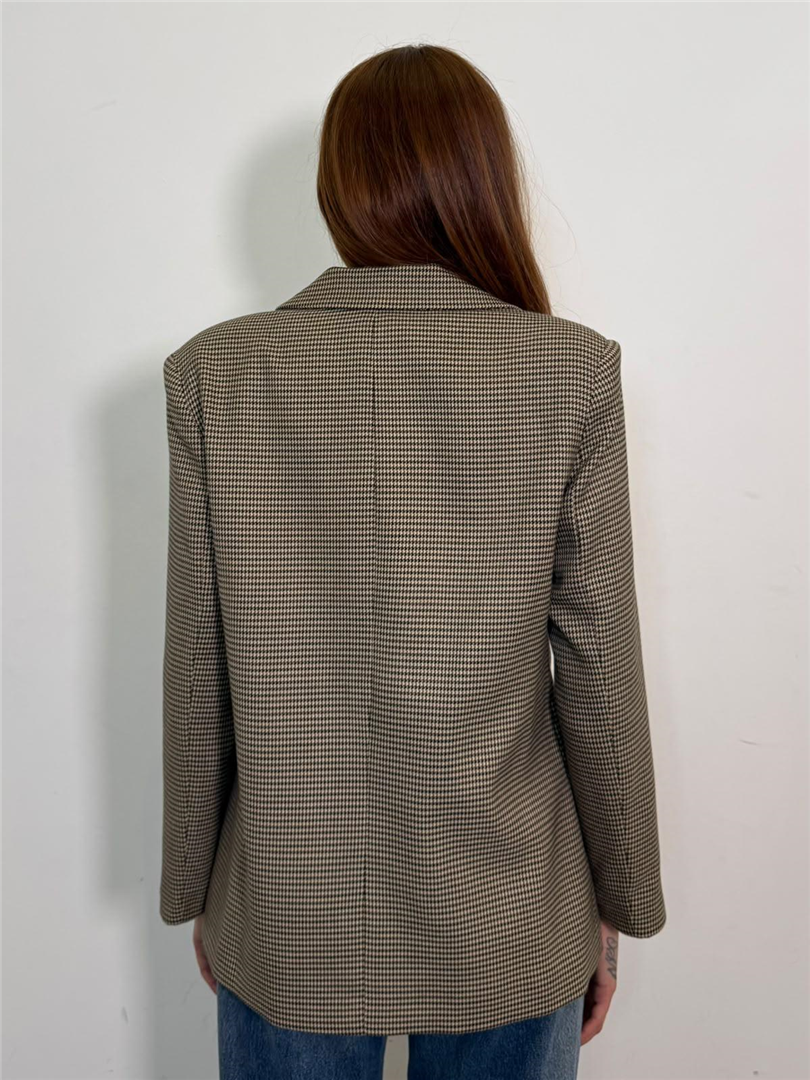 Blazer Sartoriale Micro Check Con Dettaglio Spills - Vicolo cod. RAC0396 main:sha1=78551c4ae9bc226927eb78ad9824c57ad05955d9
