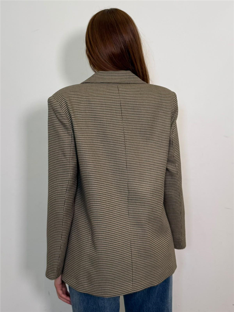 Blazer Sartoriale Micro Check Con Dettaglio Spills - Vicolo cod. RAC0396 main:sha1=a80336b483c24e1ff6bf0e1d047372b027320ad6