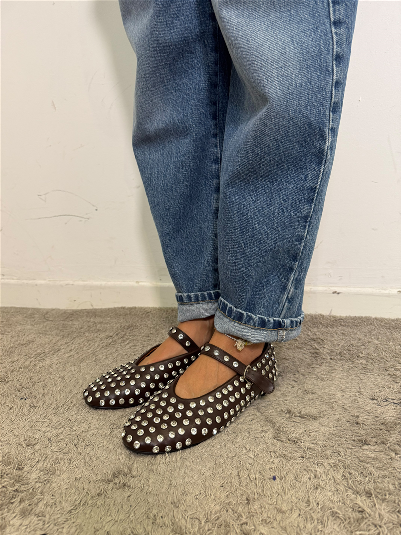 Ballerina Mary Jane Con Strass All Over - Ovye' cod. 26/GGGD182 main:sha1=e3d60ddfda1dad285180e73ec2d7917a7119a944