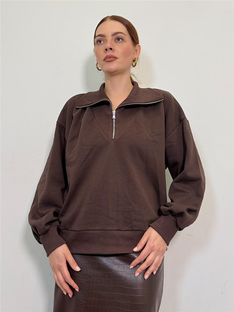 Felpa Zip Collo Vulcano - Haveone cod. FMA_R053 main:sha1=b412543574e55d975f49821663e20f2c7ab71e4d