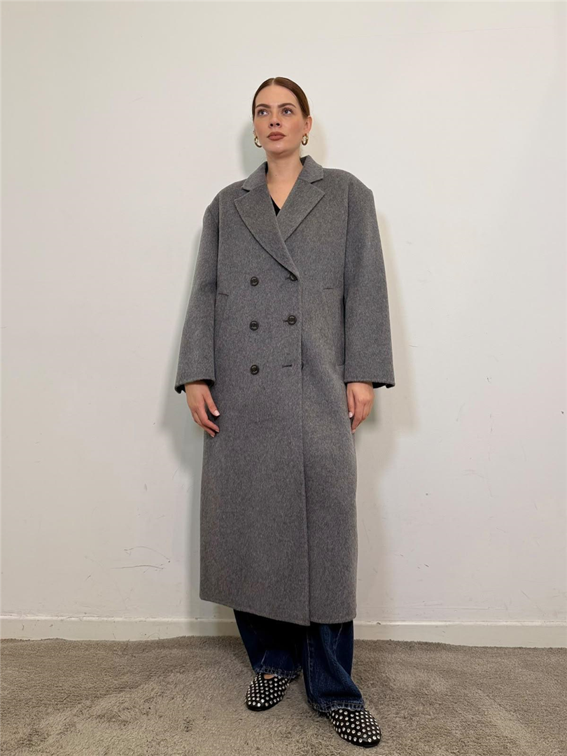 Cappotto Lungo Rever A Lancia Tasche A Filetto - Vicolo cod. TAC0091 main:sha1=70419785c9bd8d99b489a832326dc1cf5f5037c6