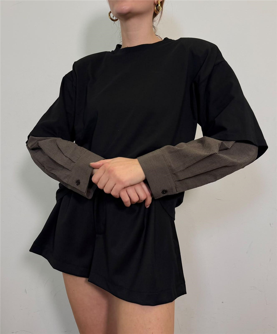 Tshirt Manica Camicia Over Con Spallina - Vicolo cod. UAC0228 main:sha1=31424c8aa4d9644c7b4256028612b88bdb776fb7