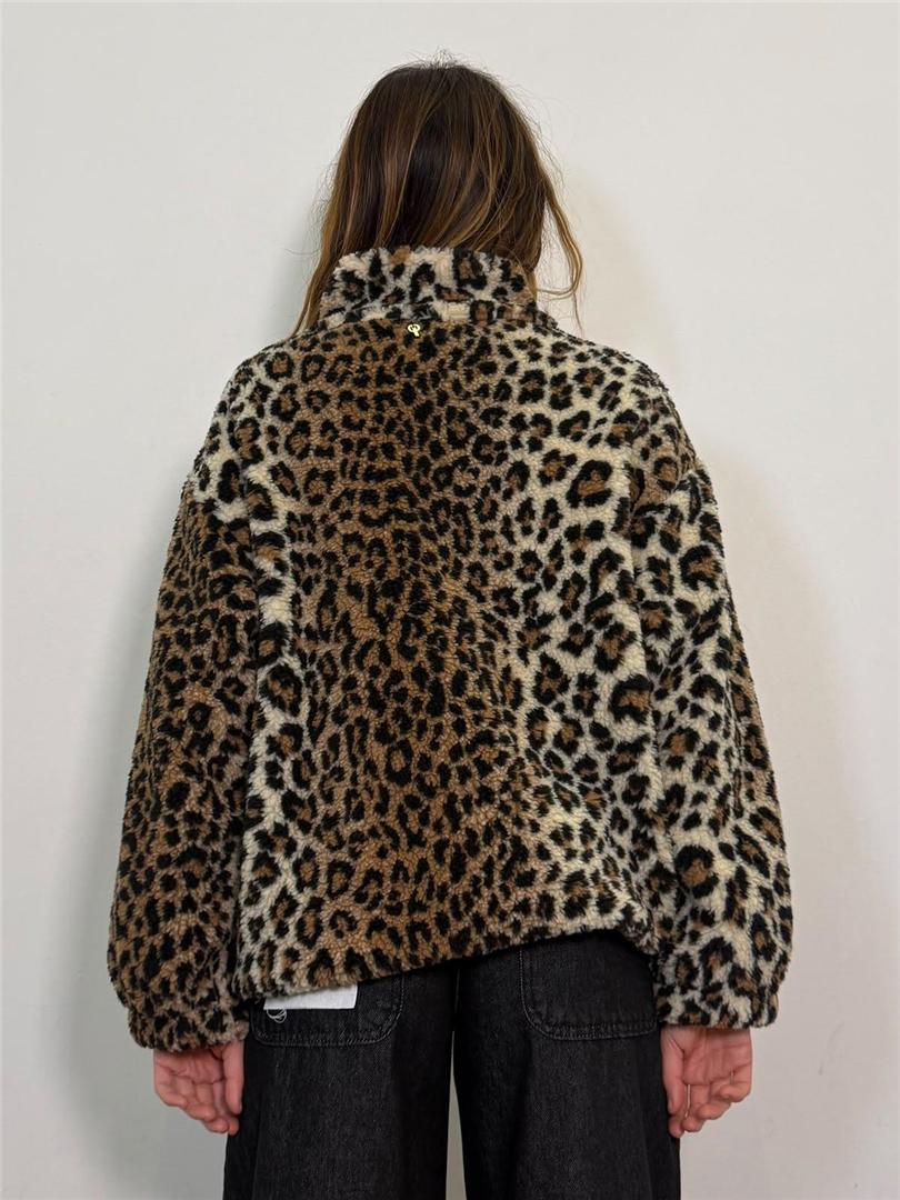 Felpa Mezza Zip Effetto Peliche - Philia Loft cod. V03F0760 main:sha1=26b2dfaa9f7b635e38225393e5c798957923255e