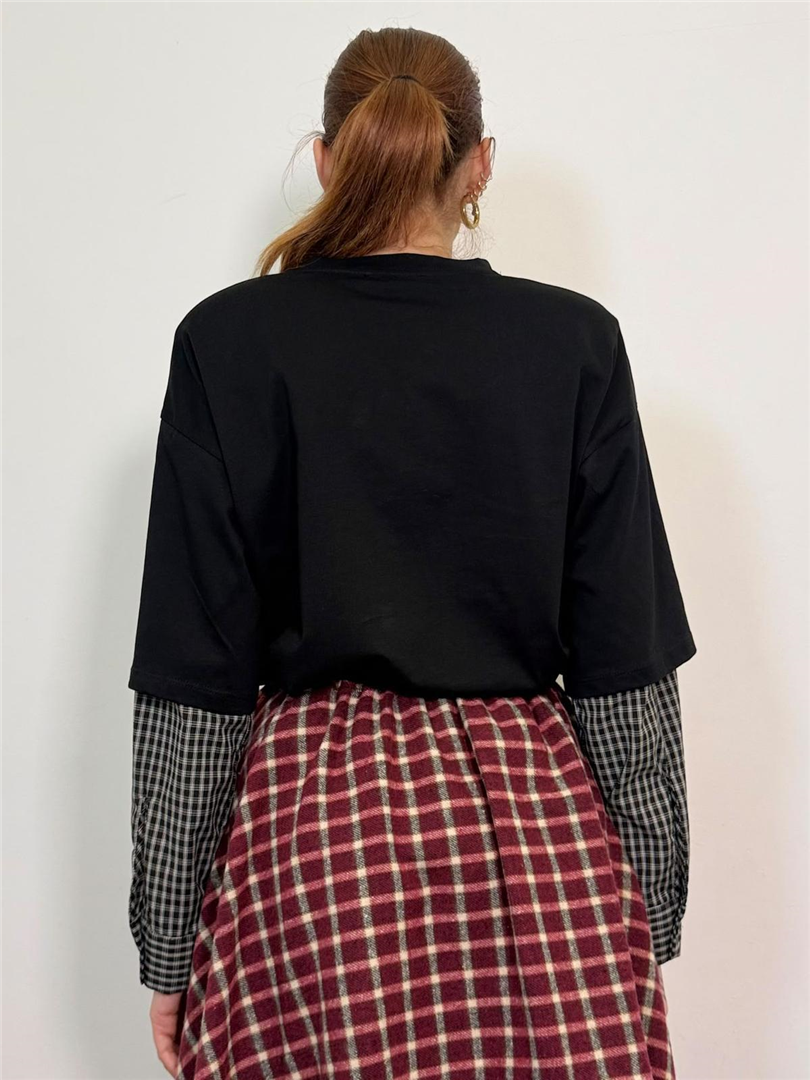 Tshirt Manica Camicia Over Con Spallina - Vicolo cod. UAC0222 main:sha1=8b951aa52eb125e9297fa47624b66aaf1cd49ed1