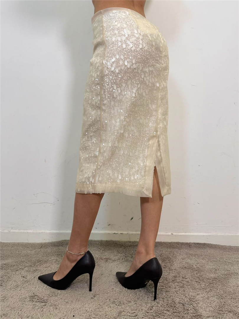 Gonna Matita In Organza E Paillettes - Philia Loft cod. V03A1029 main:sha1=e9f9c761663fd0e5f97a3de2cdee173ad950f5c0