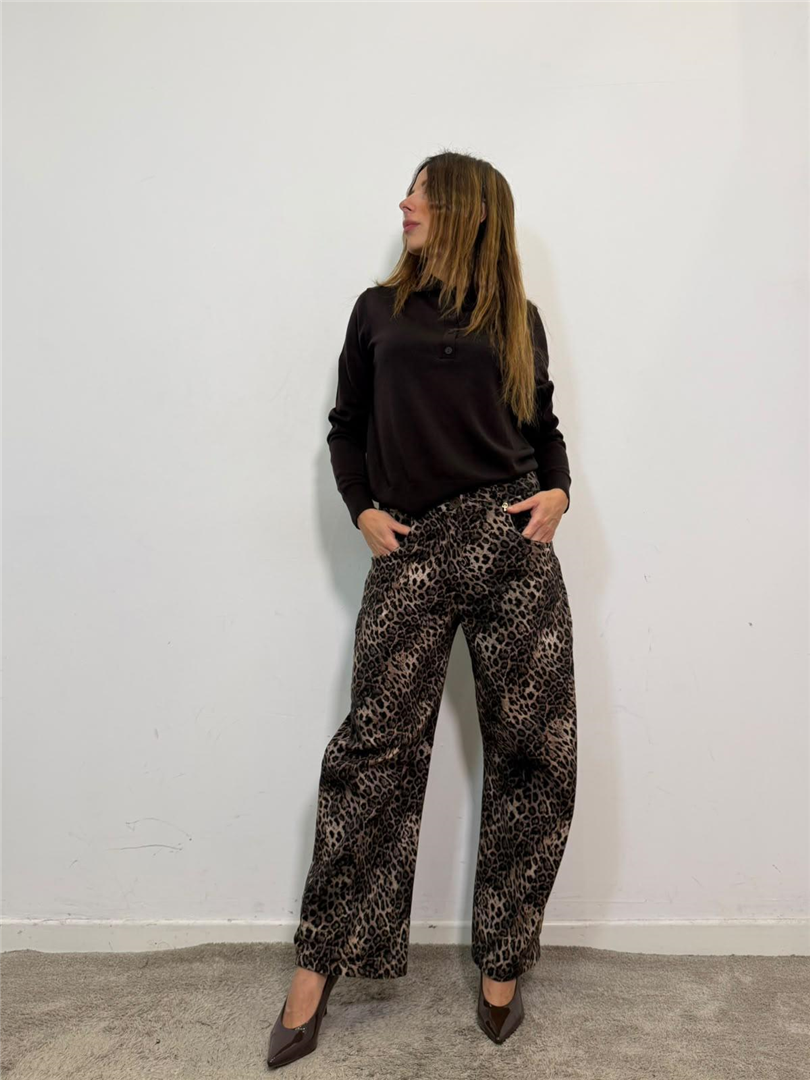 Pantalone Baloon Animalier - Philia Loft cod. R03L0757 main:sha1=afc2754cca2e8cf5bcaa82a69ba40c61199fafaf