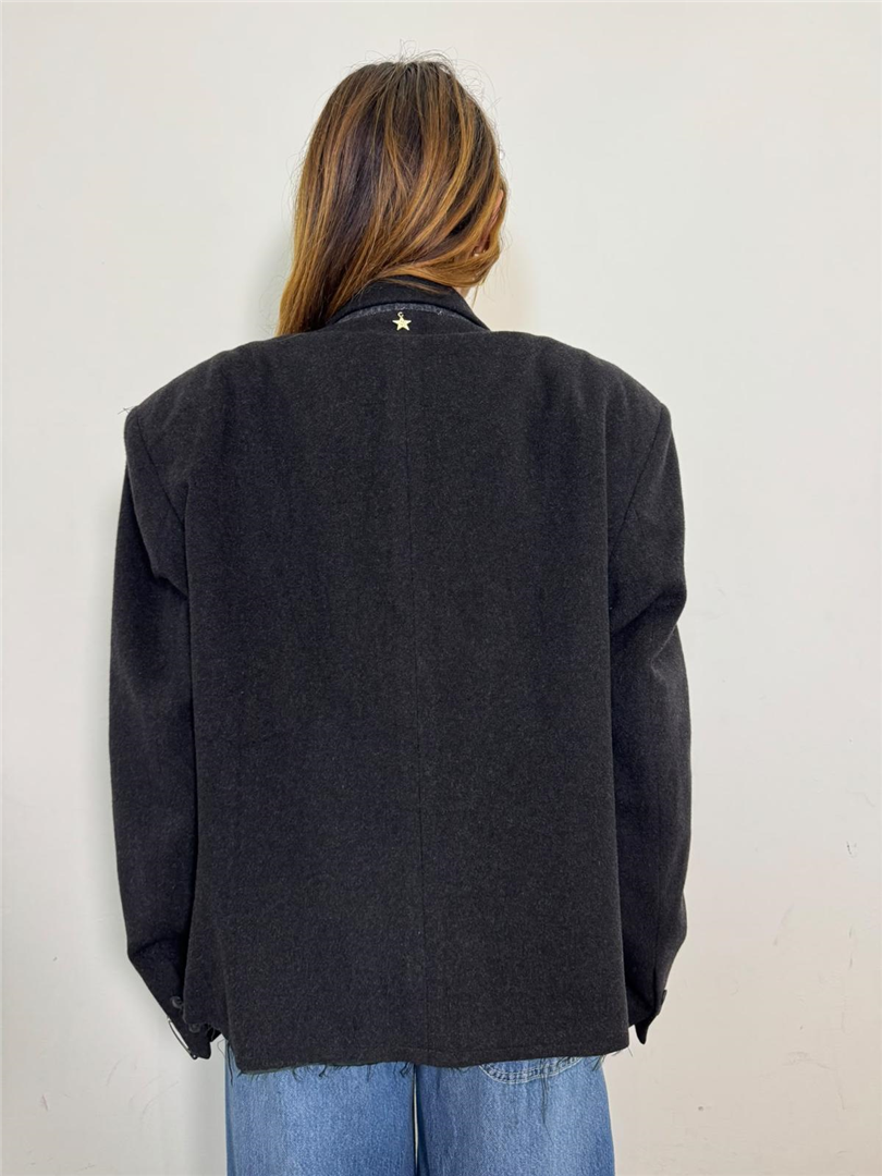 Bomber Ecofur Con Maniche In Tessuto - Souvenir cod. D40V0060 main:sha1=4d39d2826c64f2827404d0709804eecbc6c31ecd