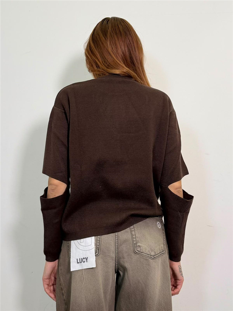 Maglia Cut Out Braccia - Haveone cod. MNC_R181 main:sha1=28a56876e4b199e916ac7d258acb72dc0fd66e00