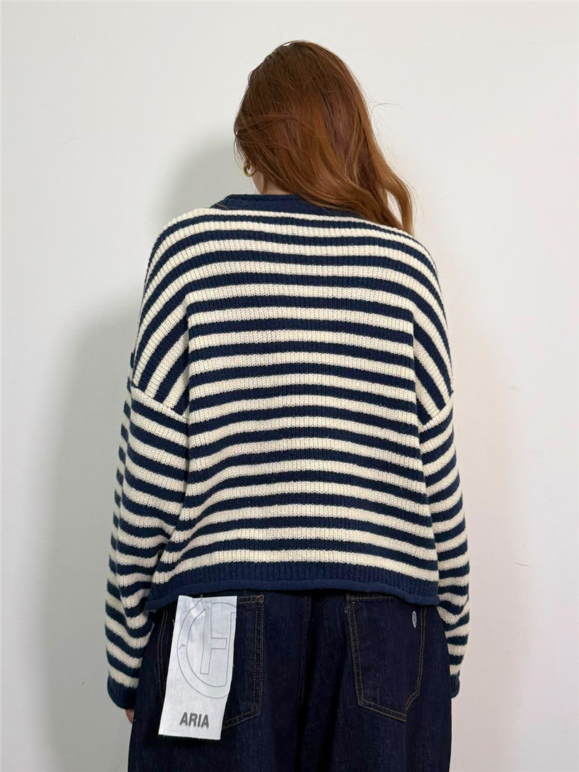 Maglia A Righe Con Stella Manica Ampia - Haveone cod. MSS_R265 main:sha1=c87b8520693e8af99e577f0e21d9effa2e7b891e