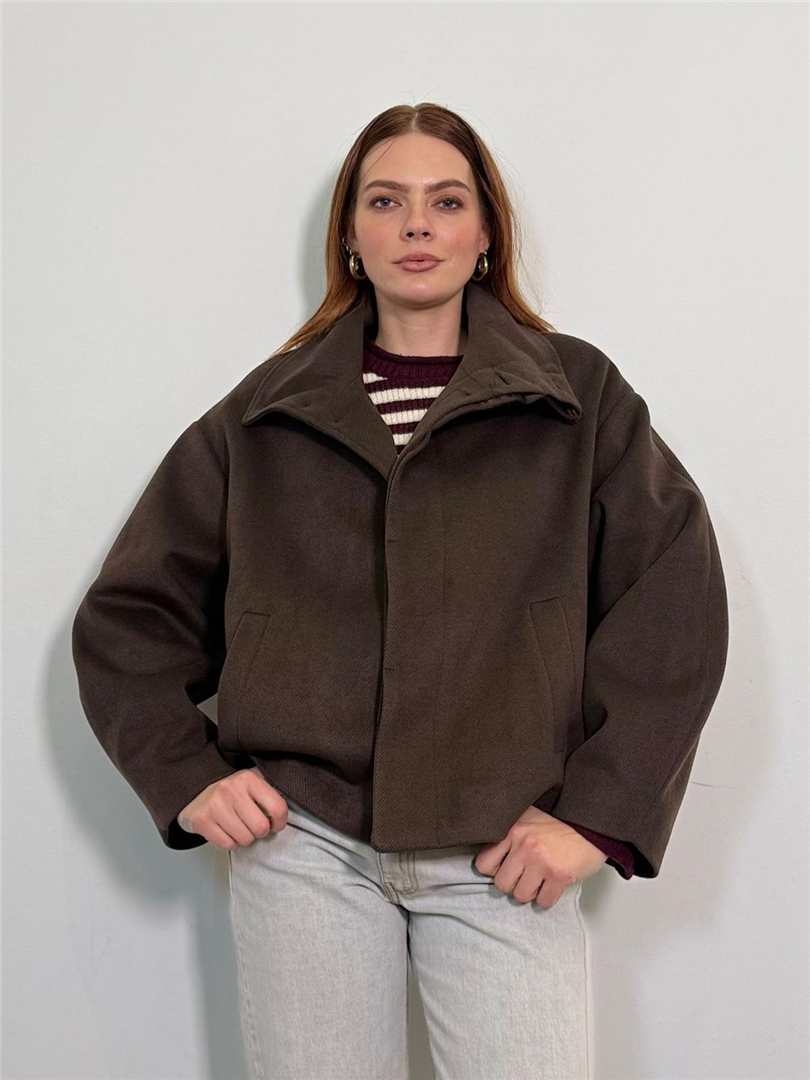 Cappotto Corto Collo Alto - Haveone cod. KIA_R117 main:sha1=54fa9be13752394f6d036adf16cce49d40f8b32b