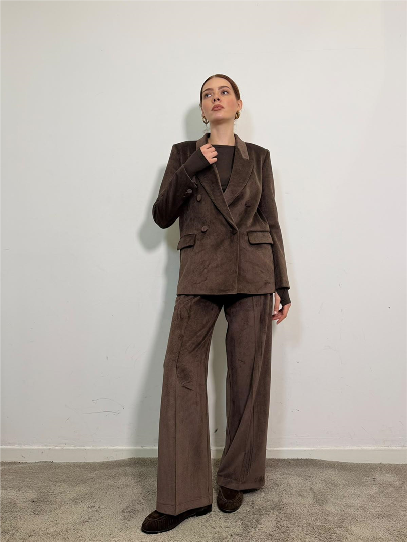 Blazer Doppiopetto In Velluto - Vicolo cod. TAC1876 main:sha1=090abbd1d9d5acea96f1fd38b9c914fb71d2d4a7
