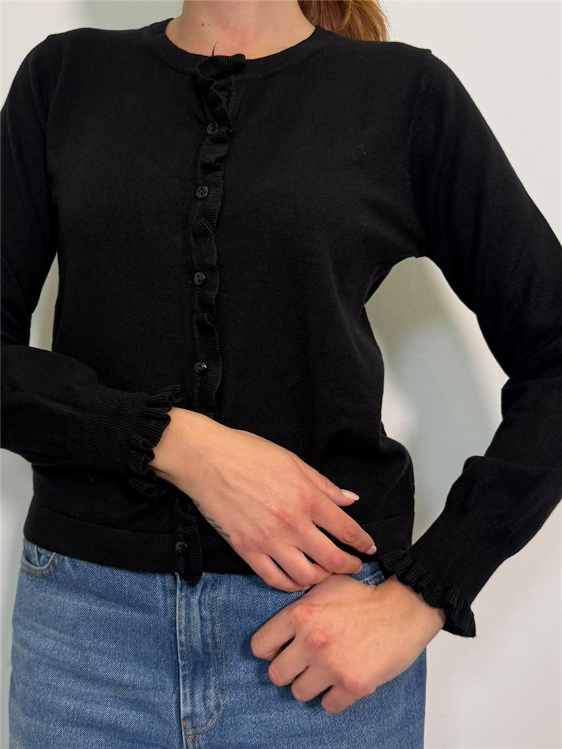 Cardigan Con Rouches - Haveone cod. JPH_R104 main:sha1=6fe93442acb3e78127f9cfcb67034da03d530002