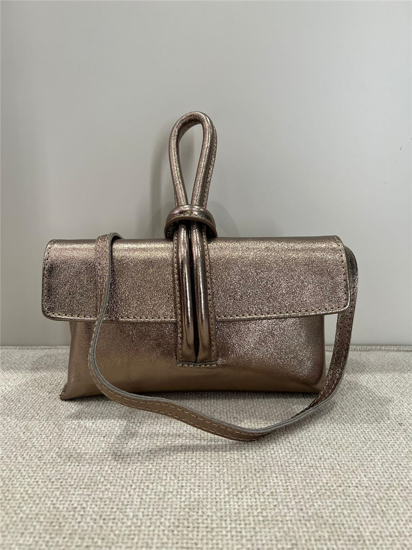 Borsa A Bracciale Laminata - Divisione Chickster's cod. M3512  color:bronzo