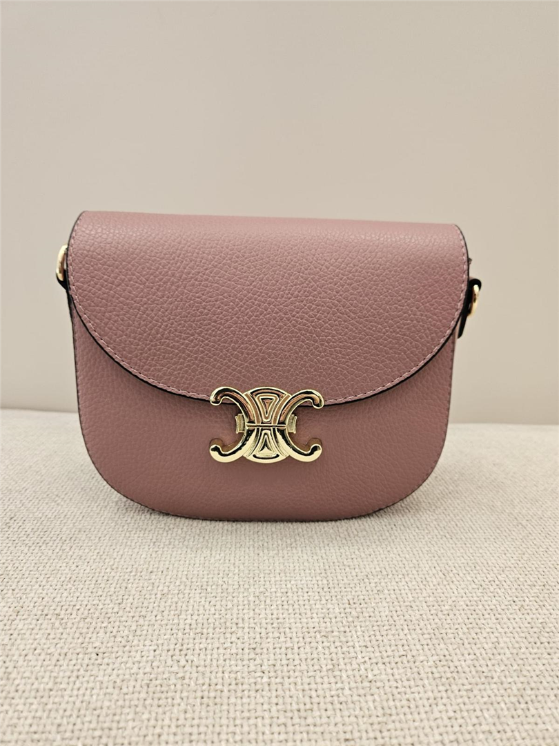Borsa Chiusura In Metallo Dorato Con Tracolla - Divisione Chickster's cod. M3511  color:rosa