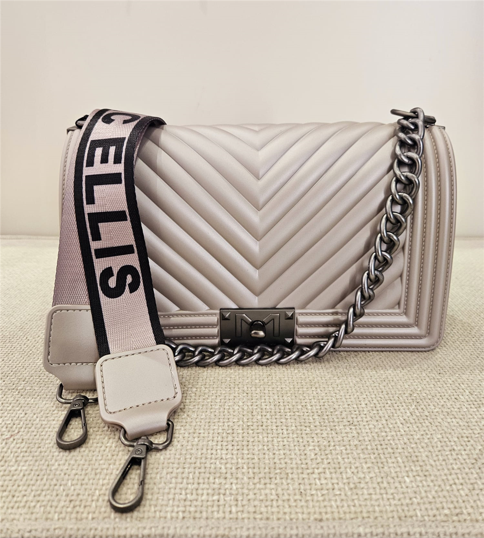 Shoulderbag - Marc Ellis cod. FLAT M_24  color:stone / satin cdf