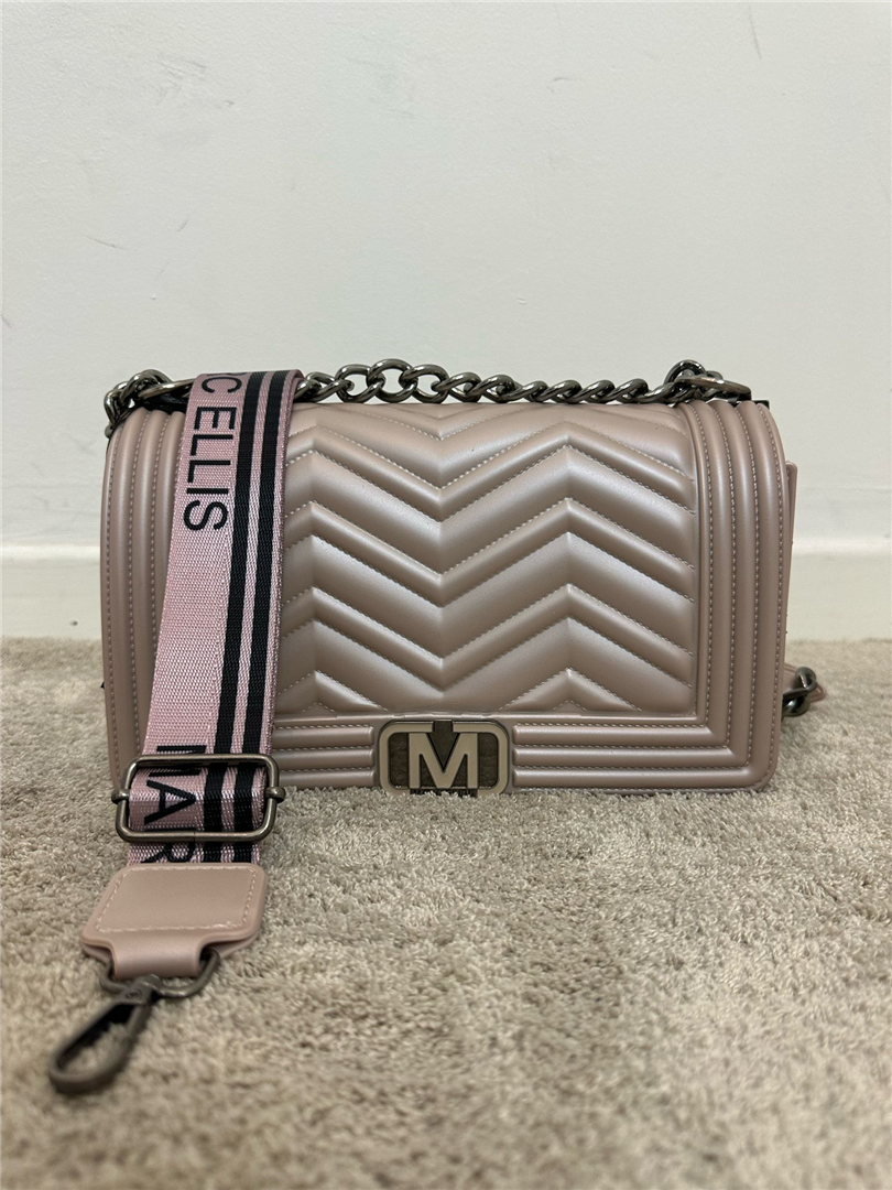 Shoulderbag - Marc Ellis cod. FLAT WAVE M  color:shadow grey / meteorite