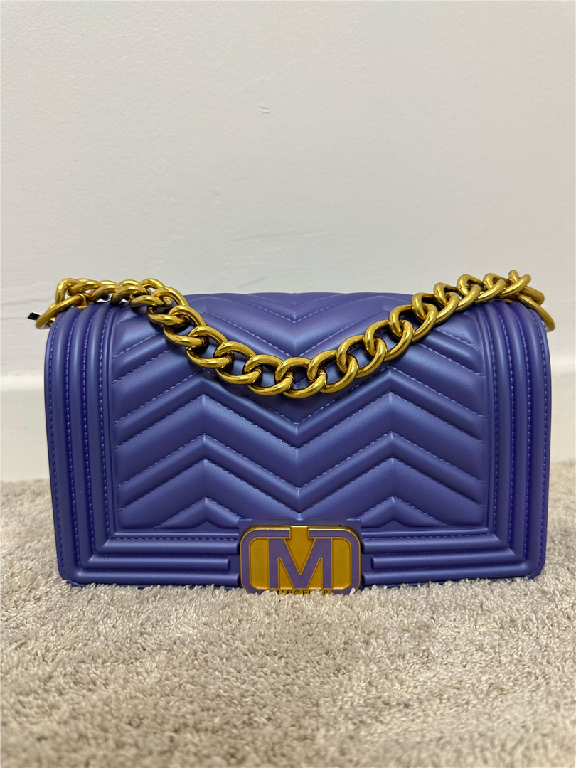 Shoulderbag - Marc Ellis cod. FLAT WAVE S  color:purple / light gold