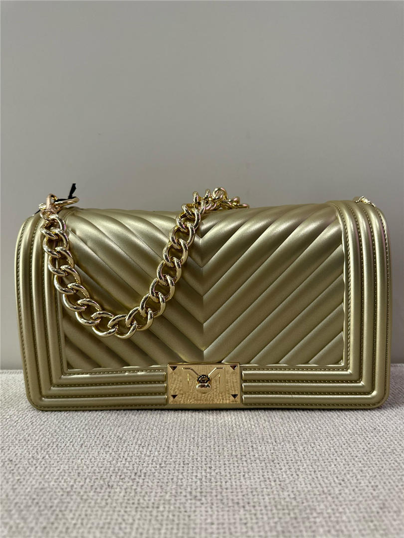 Shoulderbag - Marc Ellis cod. FLAT S 25_  color:gold / light gold