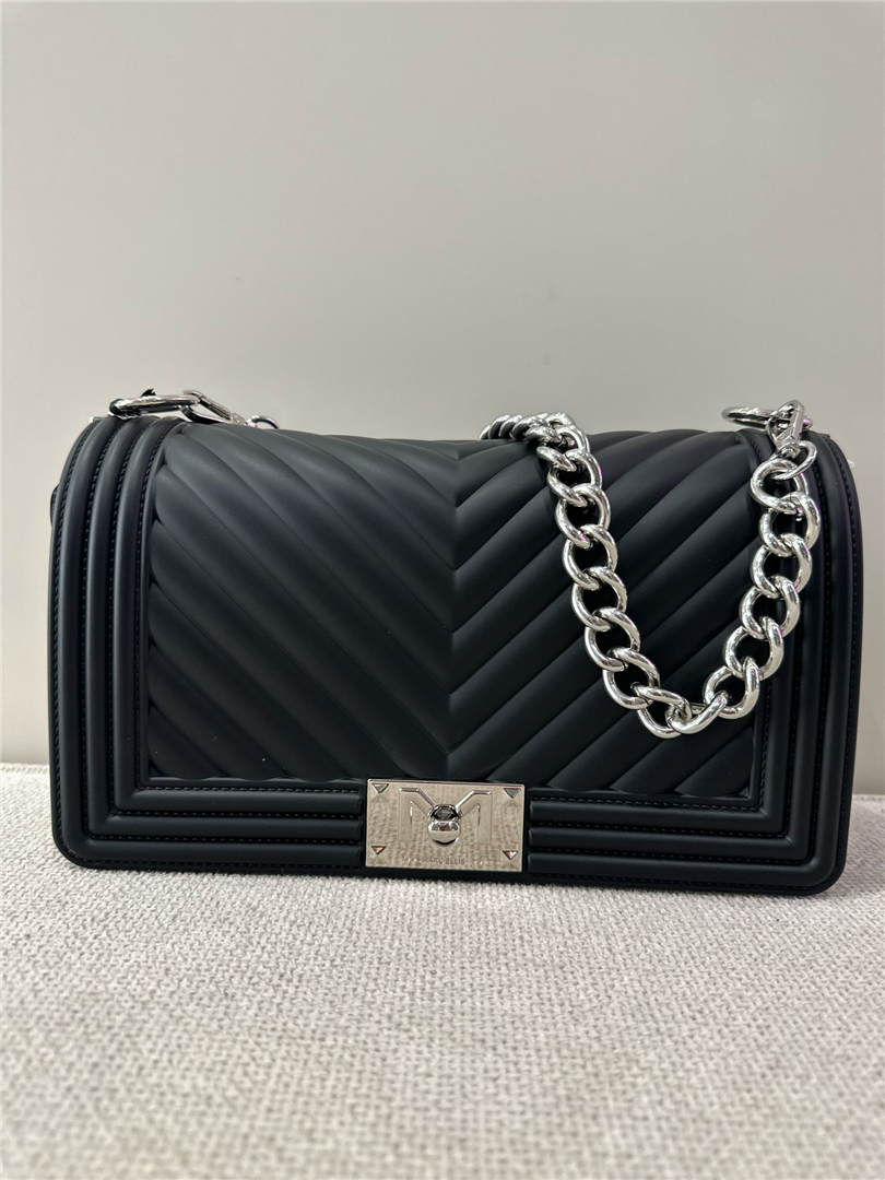 Shoulderbag - Marc Ellis cod. FLAT S 25_  color:black / silver