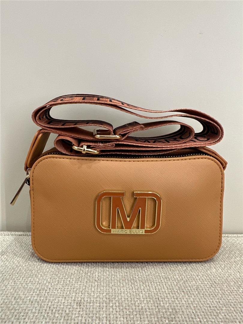 Shoulderbag - Marc Ellis cod. FLAT MARC 25_  color:cuoio / light gold