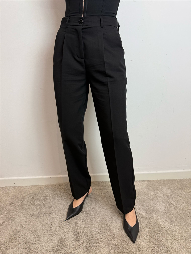 Pantalone Palazzo Con Pinces - Vicolo cod. TD1268  color:nero