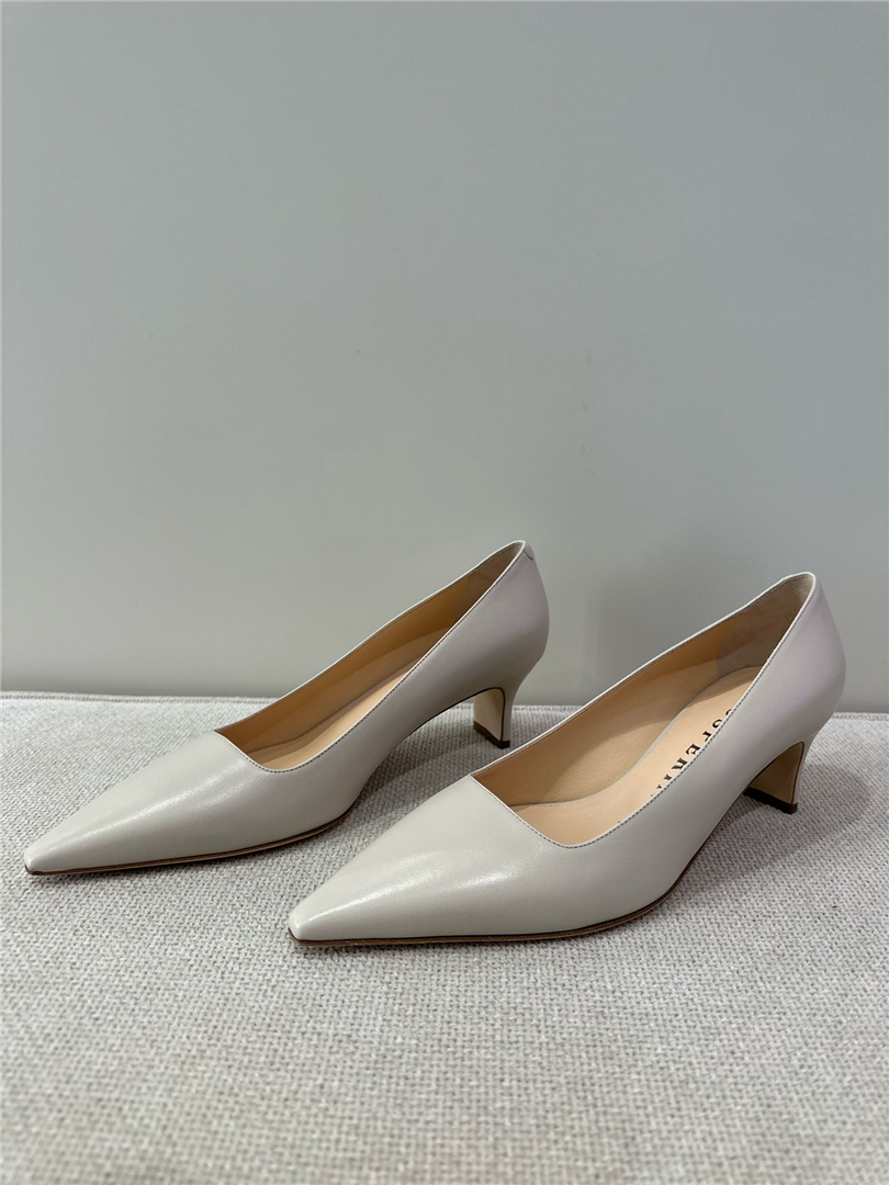 Decollete A Punta In Nappa - Prosperine cod. 2641  color:burro