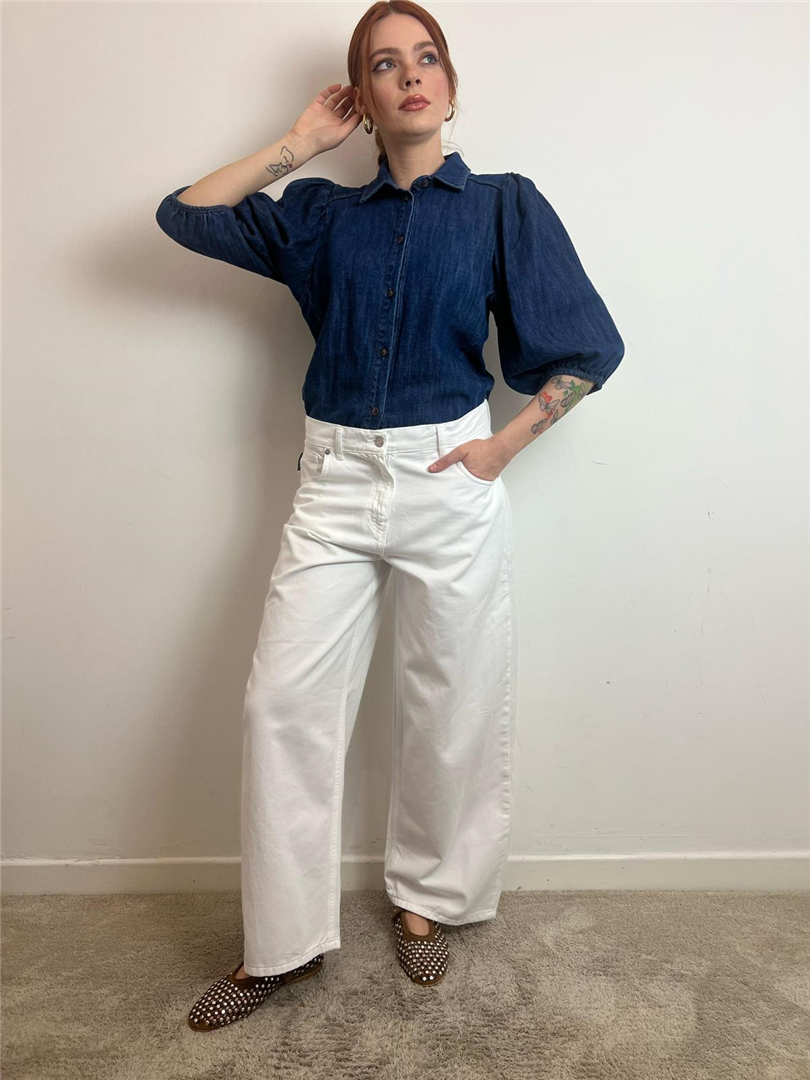Pantalone Bella - Haveone cod. PLS_N212  color:bianco