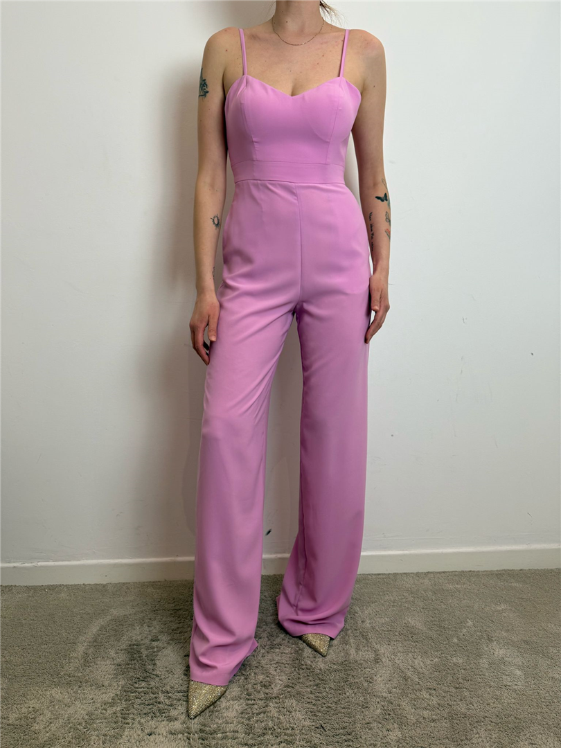 Silence Martini Jumpsuit - Silence Limited cod. SD7013  color:rosa
