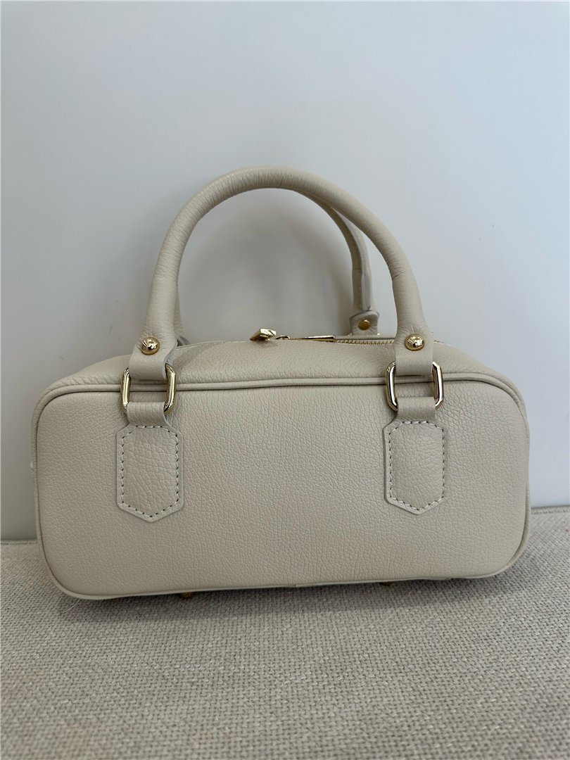 Borsa Bauletto Con Manici Lung. Cm 29 H. Cm 13 - Divisione Chickster's cod. M3576  color:beige