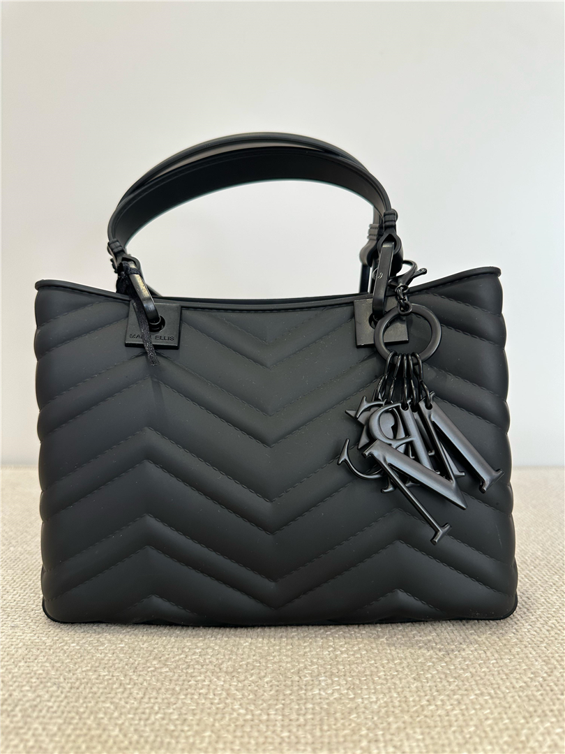 Handbag Con Charms L. Cm 25 H. Cm 15 - Marc Ellis cod. FLAT KRISSYMWAVE  color:black / black
