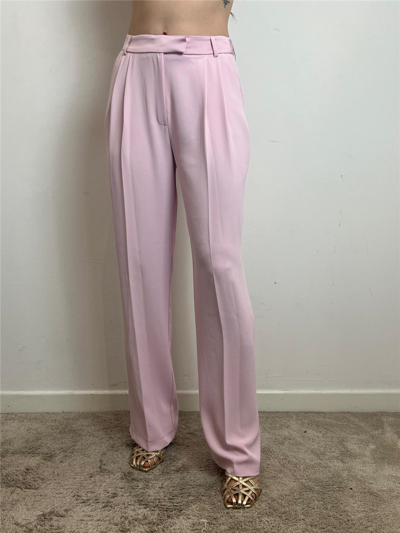 Pantaloni Ampi Con Vita Alta - Imperial cod. PES0JHX  color:rosa confetto