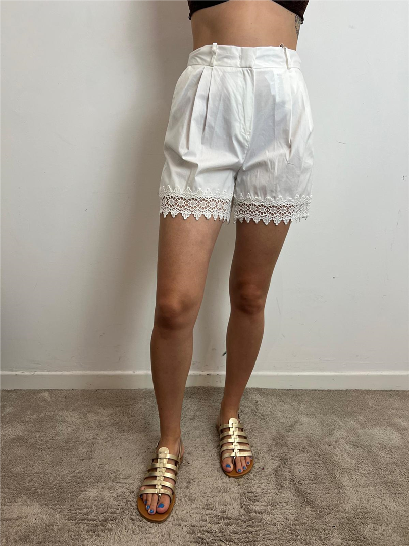 Shorts Con Merletto - Imperial cod. D999006IT  color:bianco