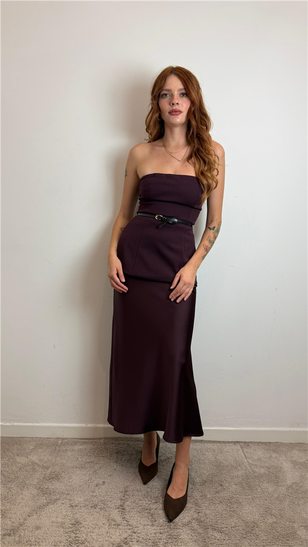 Abito Lungo - Imperial cod. AFTLKHG  color:prugna