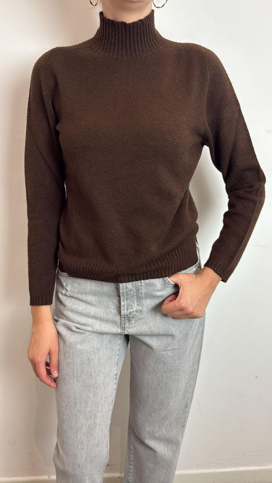 Maglia Lupetto In Viscosa Aves - Arvs cod. N7002/01  color:cacao