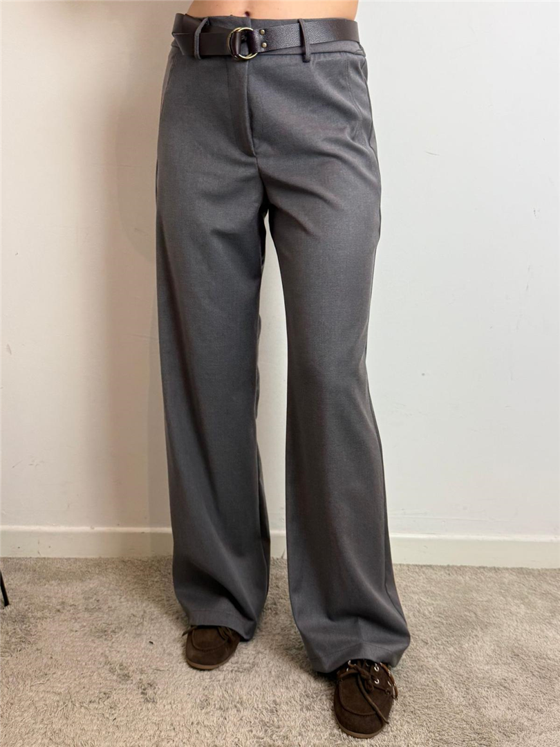 Pantalone Regular Senza Pinces Con Elastico Dt E Cintura - Haveone cod. PVE_P273  color:grigio