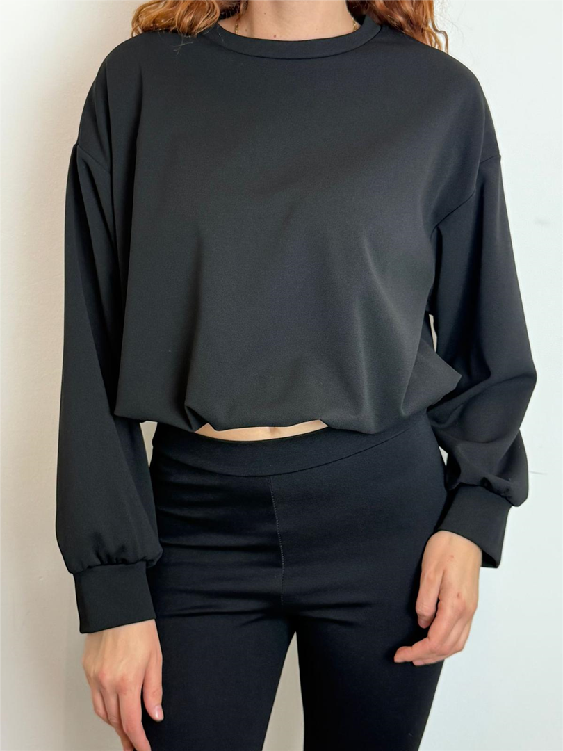 Felpa Baloon Scuba Crep - Haveone cod. FJK_P043  color:nero