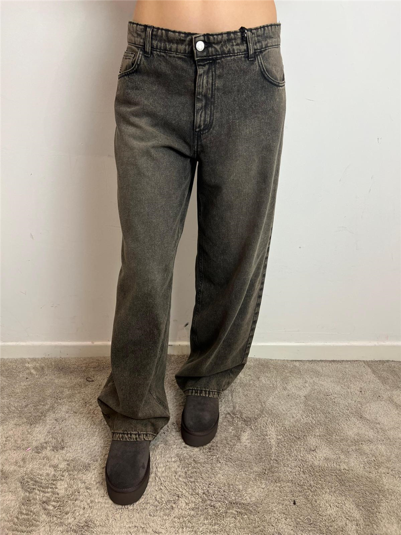 Jeans Denim Wide - Haveone cod. PGZ_P234  color:nero