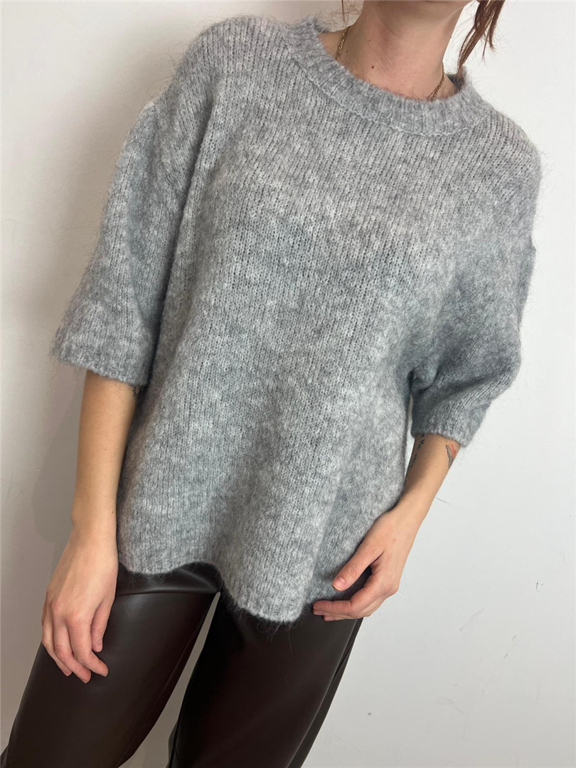 Maglia Girocollo M/manica - Haveone cod. MFP_P278  color:perla
