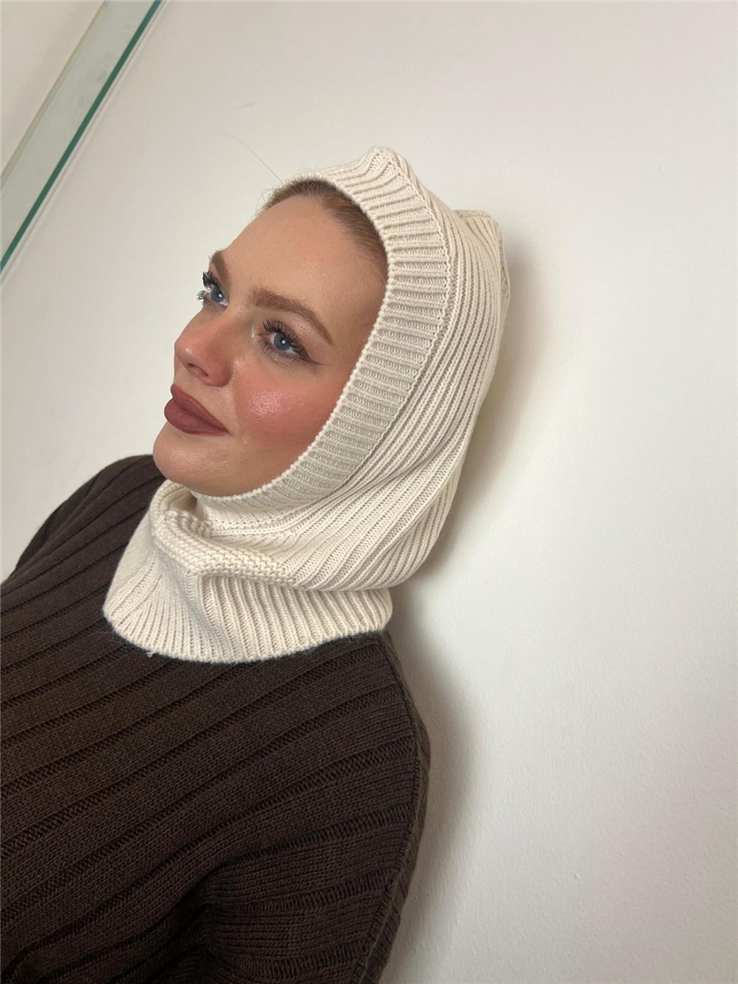 Balaclava A Coste - Vicolo cod. 55026F  color:burro