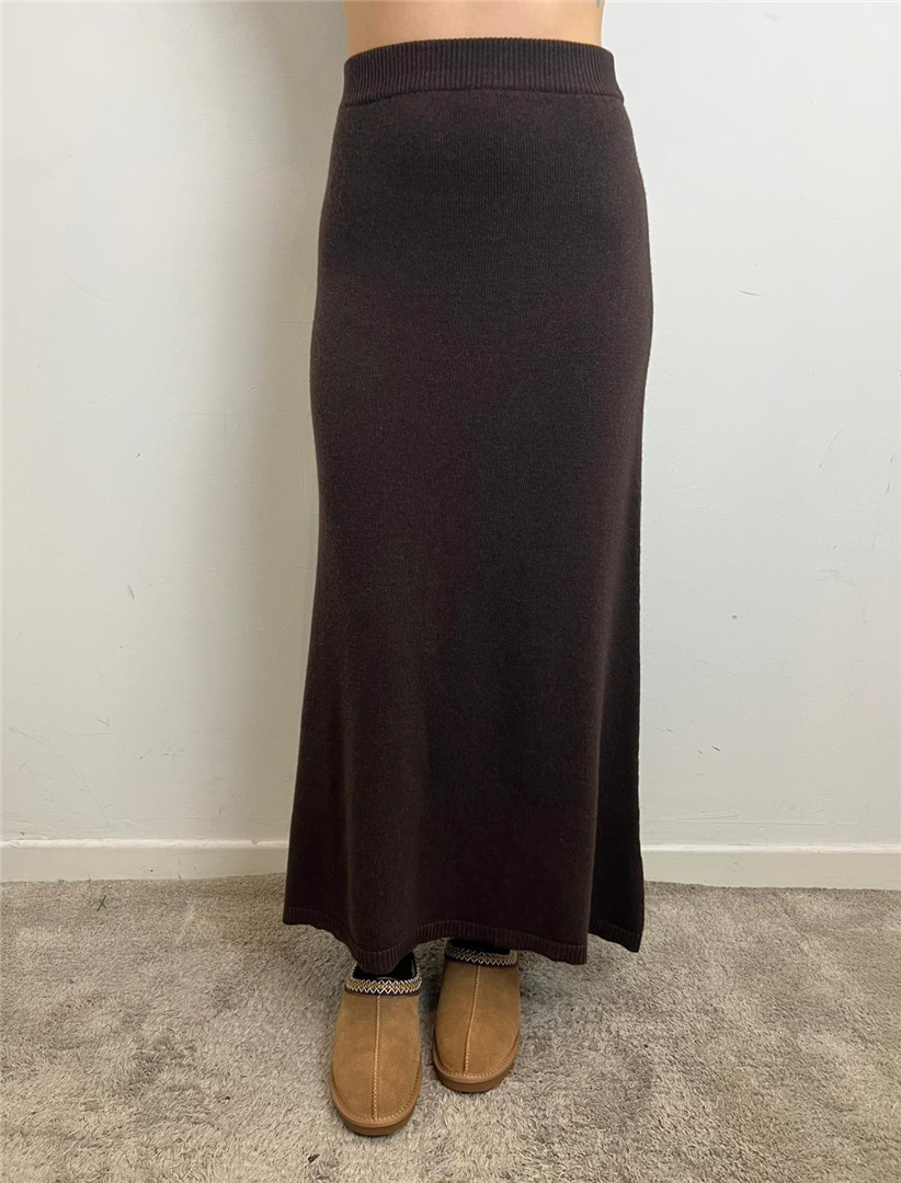 Gonna Lunga In Maglia - Vicolo cod. 77179F  color:moro