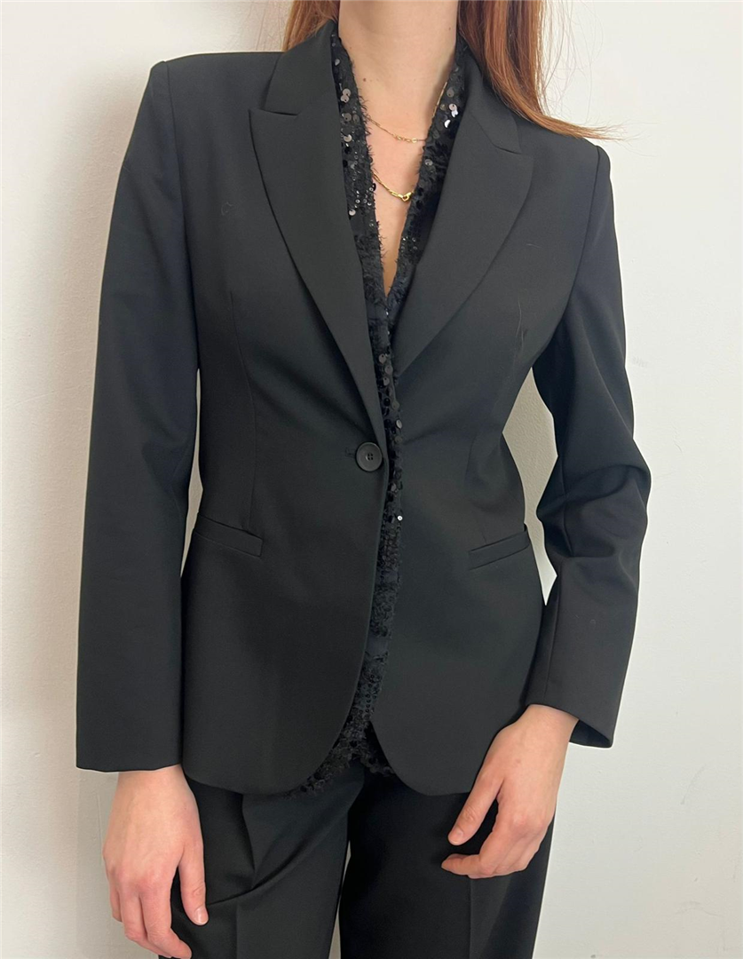 Blazer Regular Fit Con Chiusura Monopetto E Revers Classici - Imperial cod. JBK0KIC  color:nero