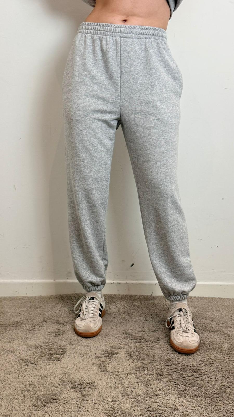 Pantalone Tuta Con Elastico Sul Fondo - Vicolo cod. TAB0710  color:grigio melange