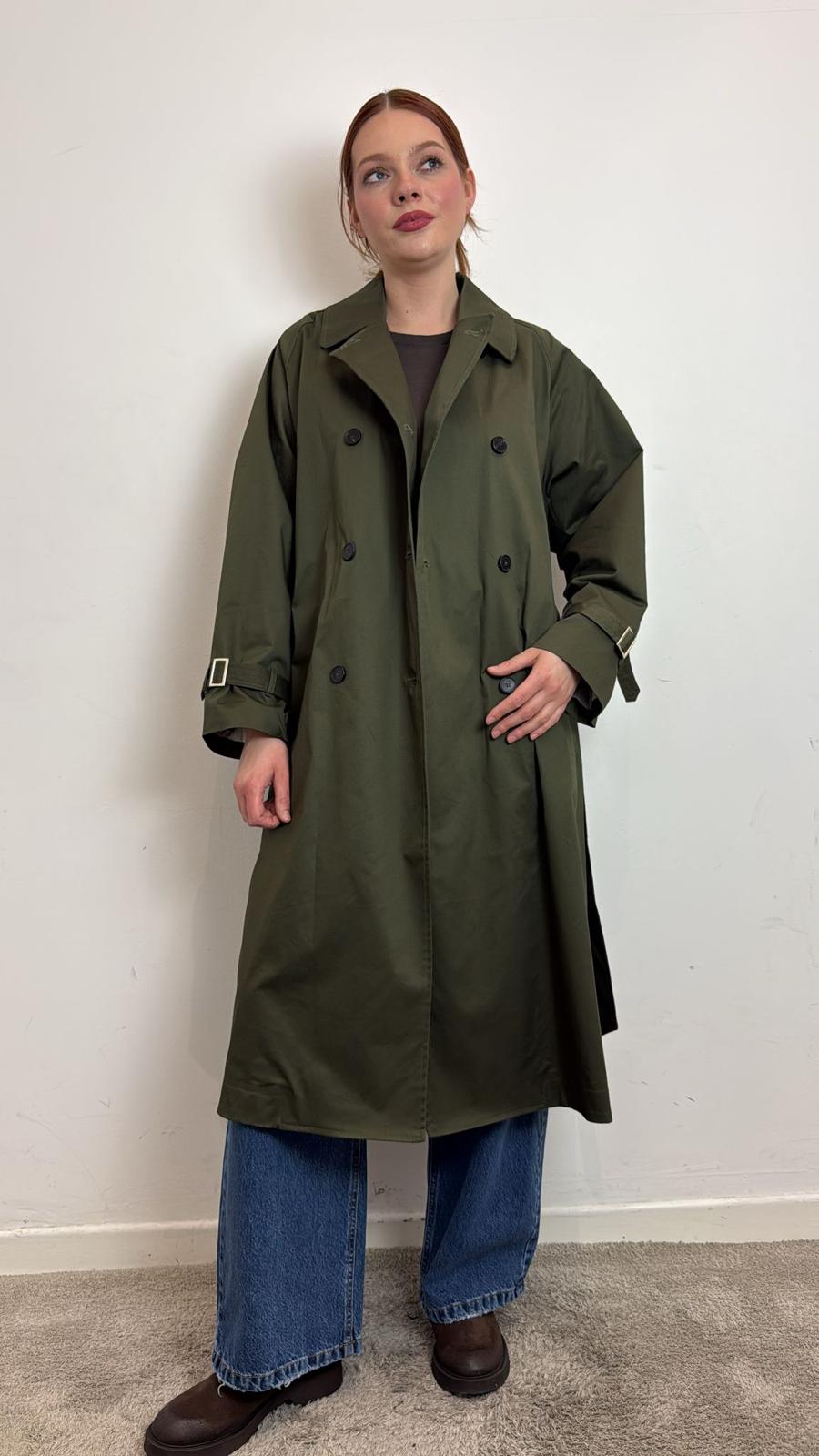 Trench Con Cintura - Vicolo cod. TAB0224  color:militare
