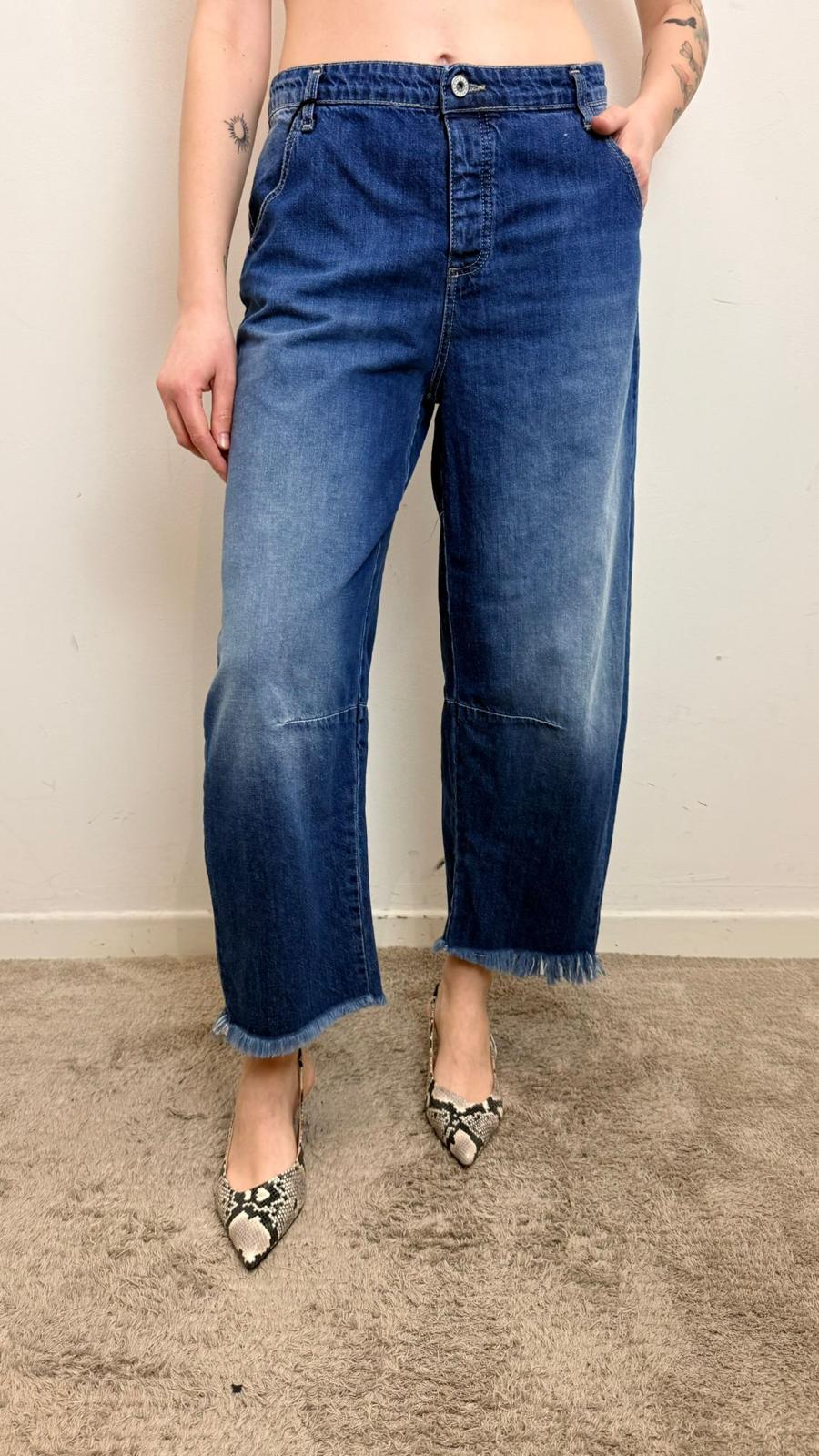 Jeans Baggy - Please cod. P2SGEH0W9I  color:blu denim